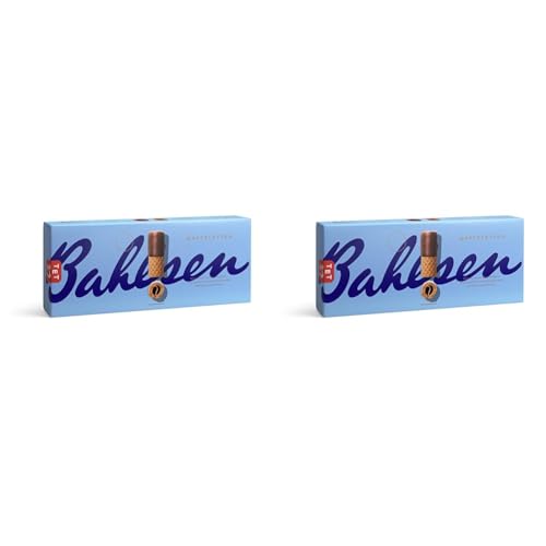 Bahlsen Waffeletten Vollmilch - 2er Pack - Hauchdünnes Waffelgebäck mit Vollmilchschokolade (1 x 100 g) von Bahlsen