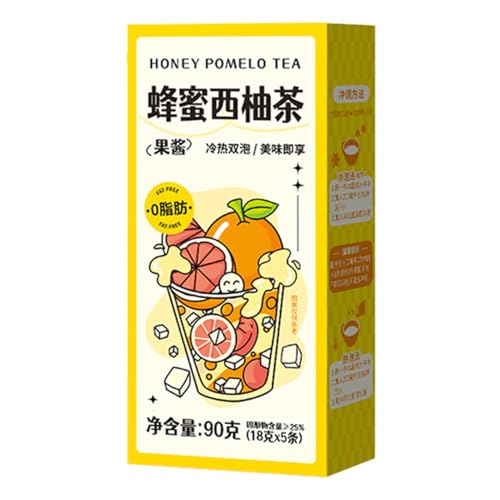BaiLiSnacky Erfrischendes früchtetee Teekonzentrat 90g*2Pcs – Ihr perfekter Sommerbegleiter vollgepackt mit reichhaltigem tropischen Geschmack (Grapefruit*2) von BaiLiSnacky
