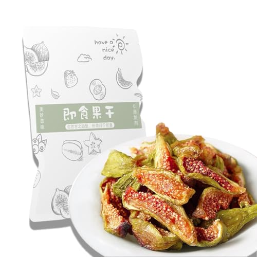 BaiLiSnacky Getrocknete Feigen 125g Ungezuckert Trockenfrüchte Erster Wahl Natürlich Süß Langsam Getrocknet Hohe Qualität Perfekter Snack Aus Fruchtchips von BaiLiSnacky