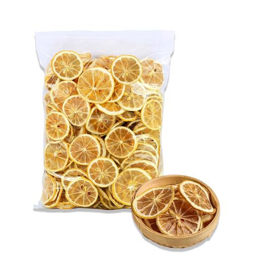 BaiLiSnacky Hochwertige Getrocknete Zitronenscheiben Tee 250g - 100% Natürliches Ohne Zusatzstoffe & Zuckerfrei Zum Garnieren von BaiLiSnacky
