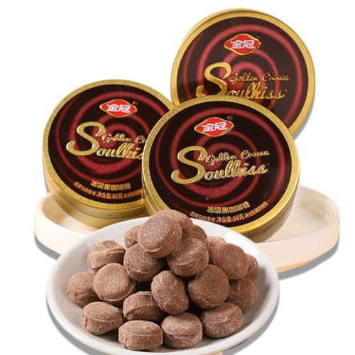 BaiLiSnacky Kaffeebonbons 88g (1 Box) Vegan Glutenfrei Erfrischend Ideales Party Geschenk Geeignet Für Das Fahren Im Büro von BaiLiSnacky