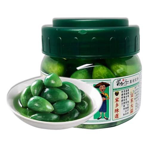 BaiLiSnacky Laba-Knoblauch Eingelegter Knoblauch 300 g/Dose Grüner Knoblauch Grüner Knoblauch Vegetarisches BaiLiSnacky Laba-Knoblauch Eingelegter Knoblauch 300 g/Dose Grüner Knoblauch Grüner Knoblauch Vegetarisches von BaiLiSnacky