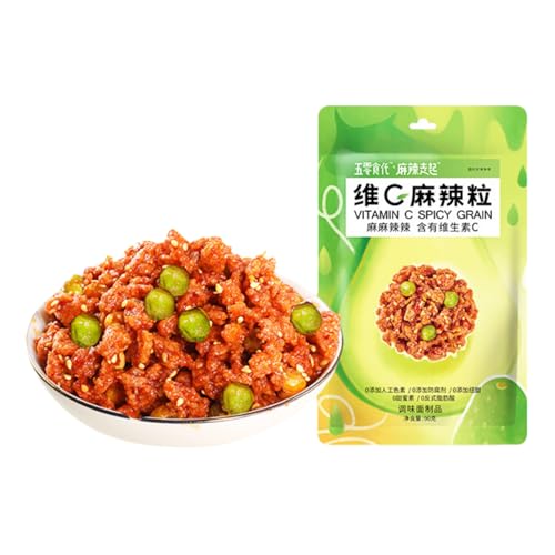 BaiLiSnacky Latiao –Chinesische Würzige Snacks 90g Authentisch Chinesisch | Vegetarisch | Würzig & Aromatisch | Klassische Hot Strips Fürs Büro Lässiger Snack (Würziges Granulat) von BaiLiSnacky