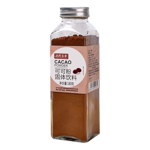 BaiLiSnacky Matcha Pulver aus Grüntee für Latte Eis Bubble Tea oder Backen - Tee 100% natürlich in wiederverschließbarer Dose (Kakaopulver 120g) von BaiLiSnacky