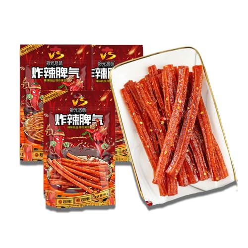 BaiLiSnacky Würzig Gewürzte Snacks 92g*2Pcs Würzige Snacks Latiao Chinesischer Snack Duftendes Scharf Individuelles Paket Süß Und Würzige Sticks von BaiLiSnacky