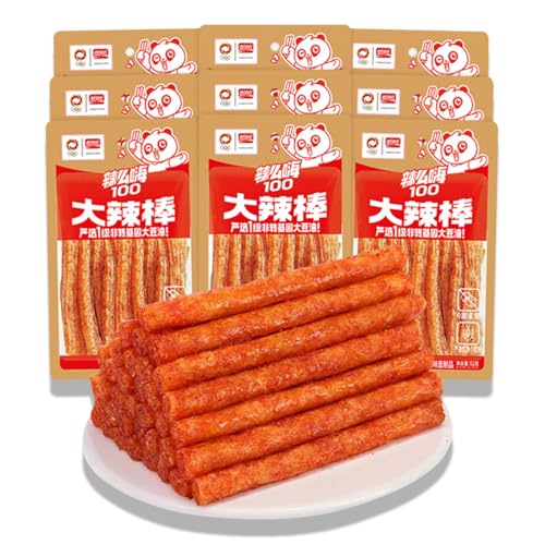 BaiLiSnacky Würzige Streifen 52 g * 3 Pcs Würzige Streifen Snacks Lose Lebensmittel Chinesische Snacks Snacks Für Den Alltag Snacks Fürs Büro von BaiLiSnacky