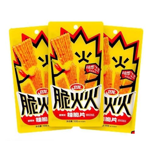 BaiLiSnacky latiao –Chinesische Würzige Snacks （16g×10Packungen） Authentisch Chinesisch | Vegetarisch | Würzig & Aromatisch (Scharf) von BaiLiSnacky