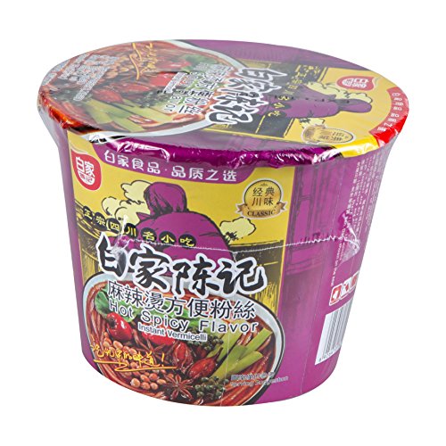 BAIJIA - Instant Vermicelli Scharf und Gewürz Bowl - 1 X 105 GR BAIJIA - Instant Vermicelli Scharf und Gewürz Bowl - 1 X 105 GR von Baijia