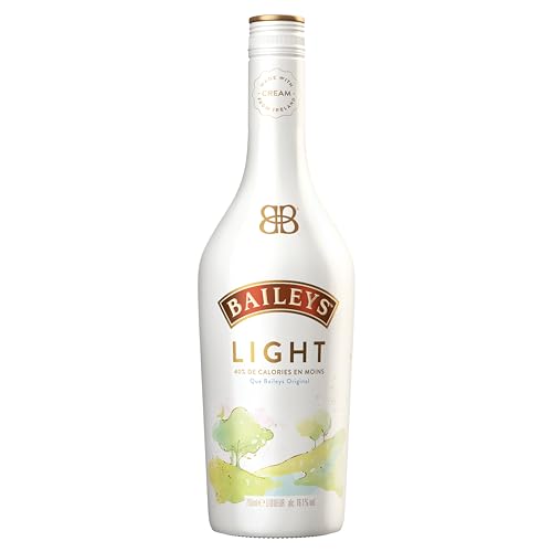 Baileys Deliciously Light Original Irish Cream Likör - jetzt mit reduzierten Kalorien, garantierter Genuss auf Eis und in Cocktails, 16,1% vol, 700 ml Einzelflasche von Baileys