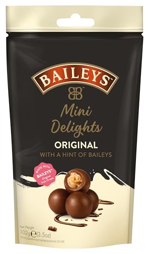 Baileys Chocolate Mini Delights | 1 x 102 g | zartschmelzende Mini-Pralinen | Pralinen Geschenk | gefüllt mit Baileys Likör Baileys Chocolate Mini Delights | 1 x 102 g | zartschmelzende Mini-Pralinen | Pralinen Geschenk | gefüllt mit Baileys Likör von Baileys