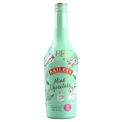 Baileys Mint Chocolate, limitierte Edition, irischer Sahnelikör, 17 Prozent vol, 700 ml, perfekt für Cocktails und Desserts Baileys Mint Chocolate, limitierte Edition, irischer Sahnelikör, 17 Prozent vol, 700 ml, perfekt für Cocktails und Desserts von Baileys