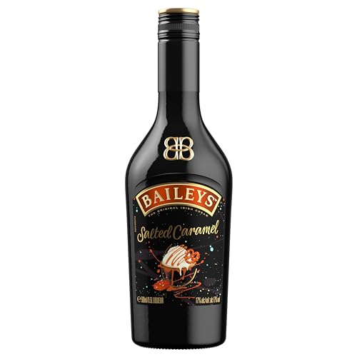 Baileys Salted Caramel | B-Corp zertifiziert | Original Irish Cream Likör | Karamell für das Extra an Geschmack | Garantierter Genuss auf Eis oder im Cocktail | 17% vol | 500ml Einzelflasche von Baileys