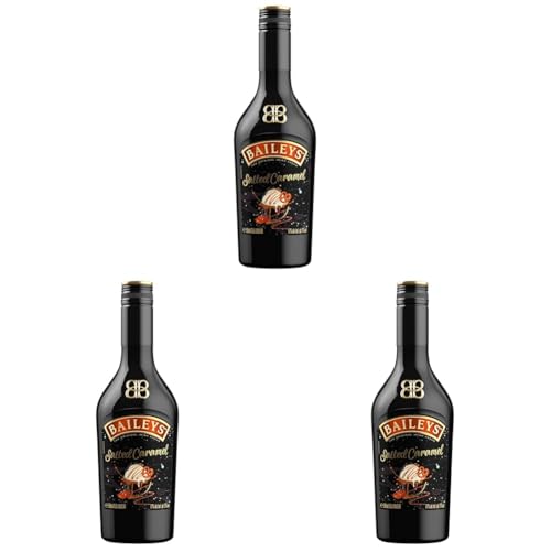Baileys Salted Caramel | B-Corp zertifiziert | Original Irish Cream Likör | Karamell für das Extra an Geschmack | Garantierter Genuss auf Eis oder im Cocktail | 17% vol | 500ml Einzelflasche von Baileys