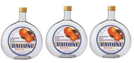 3 Flaschen Bailoni Marillenschnaps a 0,7 L 40% vol. Marillen Schnaps von Bailoni