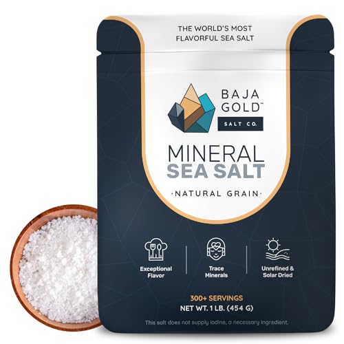 Baja Gold Mineral Sea Salt – Unraffiniertes Mineralisches Meersalz 454 g – Reich an Spurenelementen und Mineralstoffen Perfekt für Gourmetküche Gesunde Ernährung und Vielseitige Anwendungen Baja Gold Mineral Sea Salt – Unraffiniertes Mineralisches Meersalz 454 g – Reich an Spurenelementen und Mineralstoffen Perfekt für Gourmetküche Gesunde Ernährung und Vielseitige Anwendungen von Baja Gold