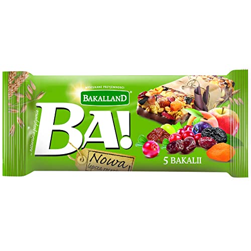 Bakalland Müsliriegel mit Früchten///5 Bakalii 40g von Bakalland