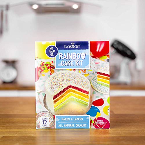 BakedIn Rainbow Cake Lebensmittel-Set, 2 Stück von Bakedin