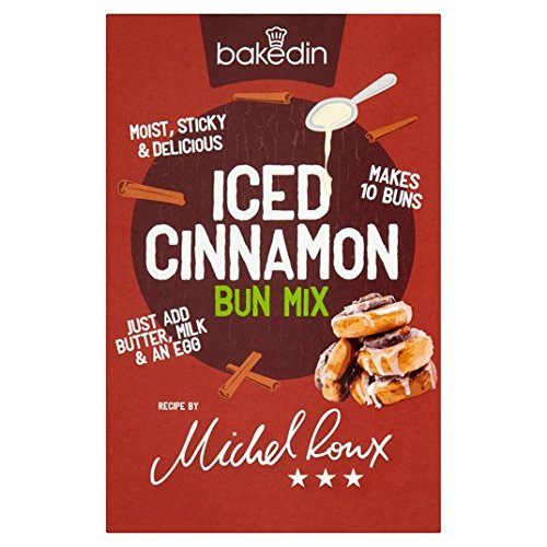 Bakedin Iced Cinnamon Bun Kit 450g von BAKED IN