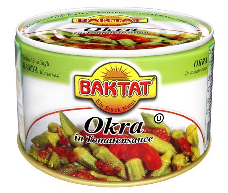 BAKTAT 350g Okra in Tomatesauce BAKTAT - delikatessa TOP NEU von Baktat