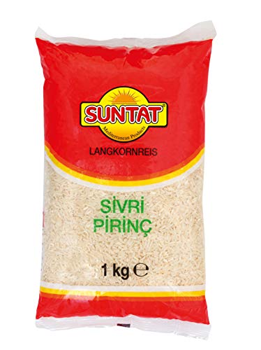 SUNTAT Langkorn Reis weiß , 5er Pack (5 x 1 kg) von Baktat