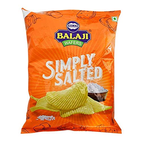 Balaji einfach Kartoffelchips Gesalzen - 150g - 2er-Packung von Balaji