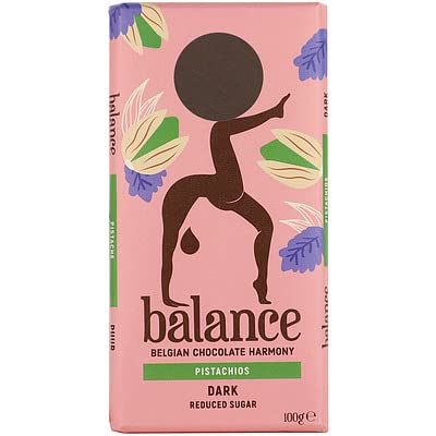Balance Dunkle Pistazie, Schokolade, 100 g von Balance