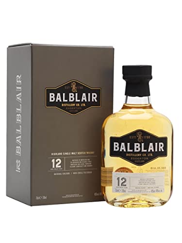 Balblair 12 Years Old Highland Single Malt Scotch Whisky (1 x 0.7 l) von Balblair
