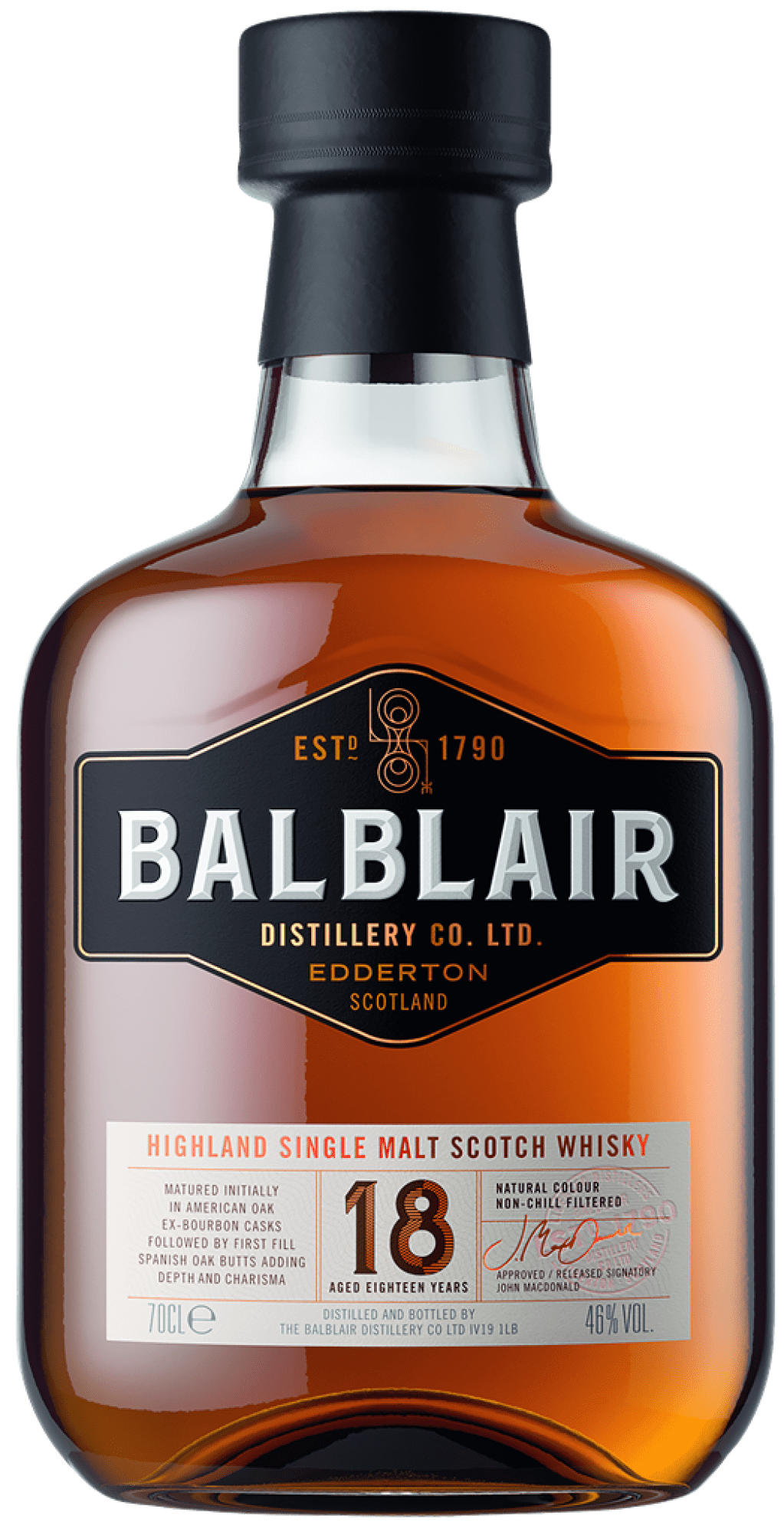 Balblair 18 Years Old Single Malt Scotch Whisky Balblair 18 Years Old Single Malt Scotch Whisky