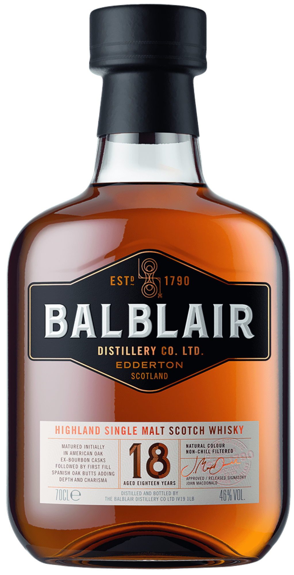 Balblair 18 Years Old Single Malt Scotch Whisky