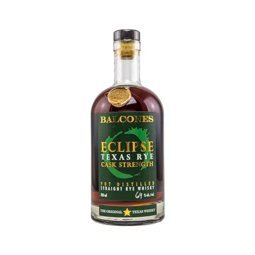 Balcones "Eclipse" Texas Rye Cask Strength Whisky 0,7L (64% Vol.) von Balcones