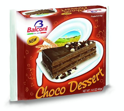 6x Balconi choko dessert Schoko Torta Schokolade creme 400g kuchen cake von Balconi