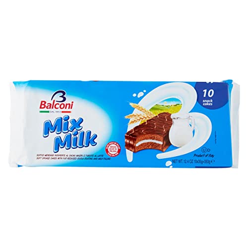 Balconi Merendine Mix Milk Al Latte 3 Pezzi Da 350 Gr von Balconi