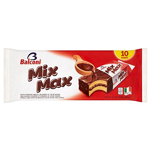 Balconi Mix Max Kuchen Bars (10 pro Packung - 350g) - Packung mit 2 von Balconi