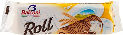 Balconi Roll Cacao Kakao kuchen Kakaoröllchen Güte mit Kakaocreme 250g Italienische Köstlichkeiten Balconi Roll Cacao Kakao kuchen Kakaoröllchen Güte mit Kakaocreme 250g Italienische Köstlichkeiten von Balconi