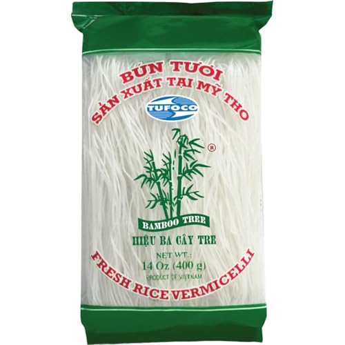 BAMBOO TREE - Frische Reis Vermicelli - (1 X 400 GR) von Bamboo Tree