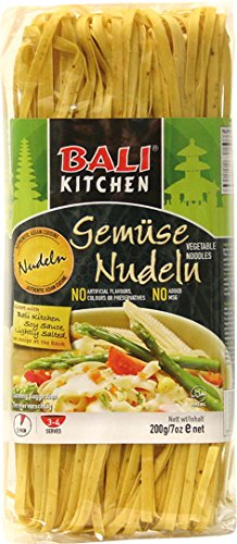 Bali Kitchen Gemüse Nudeln, 8er Pack (8 x 200 g Packung) von Bali Kitchen