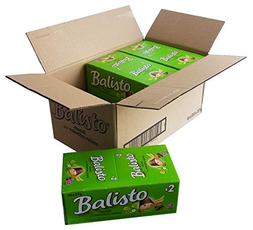 Balisto Müsli grün Großhandelskarton, 120 Riegel im Karton, 6 x 20 x 37g Riegel von Balisto