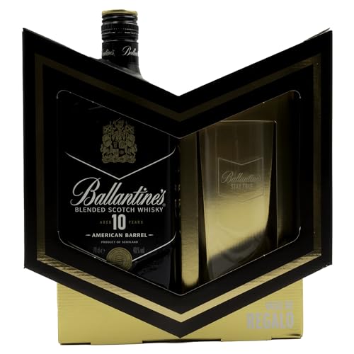 Ballantine's 10 Years Old Blended Scotch Whisky 40% Vol. 0,7l in Geschenkbox mit Glas von Ballantine's