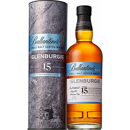 Ballantine's THE GLENBURGIE 15 Years Old Single Malt Scotch Whisky mit Geschenkverpackung (1 x 0.7 l) von Ballantine's