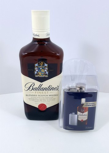 Ballantines Finest Blended Scotch Whisky 0,7l 700ml (40% Vol) + Ballantines Flachmann von Ballantine's