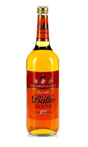 Balle Rum echter Übersee, 1er Pack (1 x 1 l) von Balle Rum