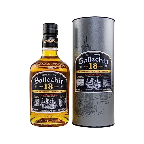 Ballechin 18 Jahre - Heavily Peated - Highland Single Malt Scotch Whisky - Cask Strength Edition von Ballechin