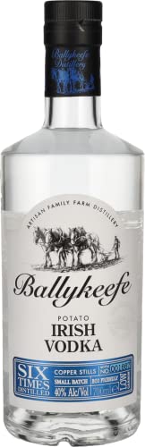 Ballykeefe SIX TIMES DISTILLED Potato Irish Vodka 40% Vol. 0,7l von Ballykeefe