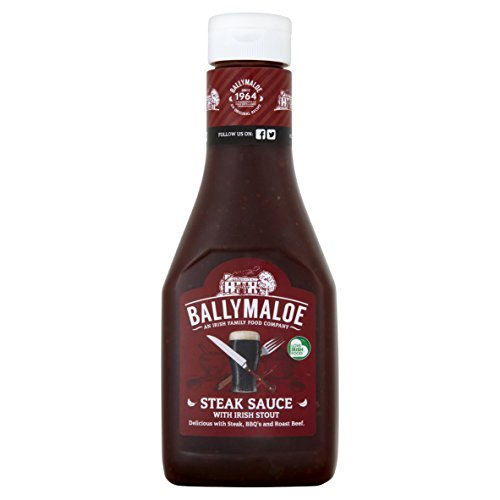 Dreierpack Ballymaloe Stout Steak Sauce in Plastikflasche, 3 x 375g von Ballymaloe
