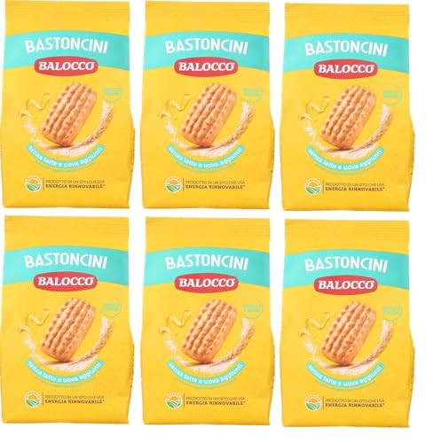 6x Balocco Bastoncini Kekse zum Frühstück 350g biscuits cookies kuchen von Balocco