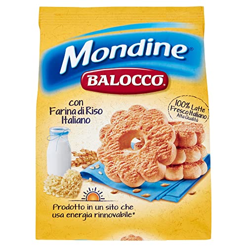 Balocco Mondine con Farina di Riso e Latte Fresco Italiano Kekse mit Reismehl und Frischer italienischer Milch Biscuits 700g von Balocco