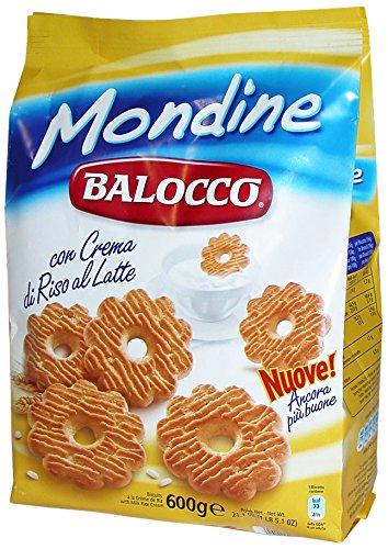 Balocco Mondine mit Milchreis-Creme, 4er Pack (4 x 600 g) von Balocco
