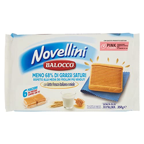 Balocco Novellini Kekse mit Honig 350g Kuchen Butterkeks cookies von Balocco