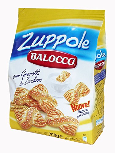 Balocco Zuppole mit Hagelzucker, 4er Pack (4 x 700 g) von Balocco