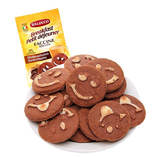 Balocco faccine kekse mit Schokolade & Haselnüss 700g biscuits cookies von Balocco